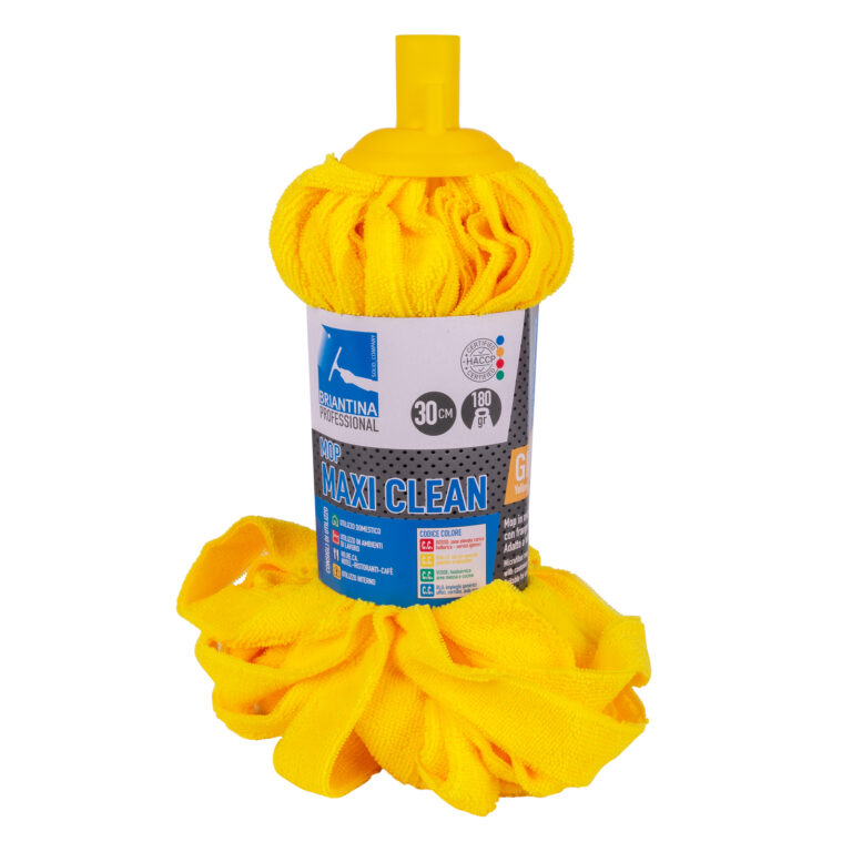 Ricambio mop "MAXI CLEAN" giallo 180 gr | Briantina Professional